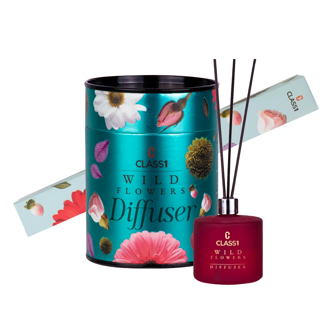 خوشبوکننده هوا با نی کلاس یک مدل Fresh Wild Flowers - Image 1